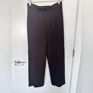St. John Basics Santana Knit Pull On Straight Leg Trouser Pants